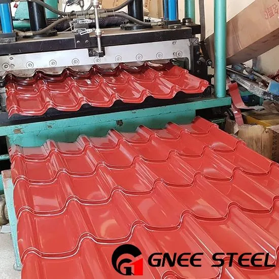 PPGI korrugerte takplate