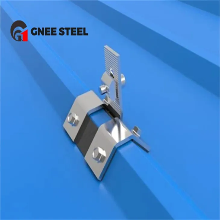 Solar trapesformet klemme