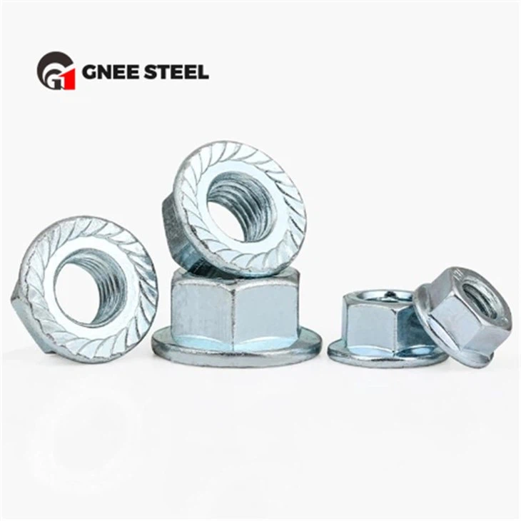 Zinc Plated DIN6923 Hex Flange Nuts